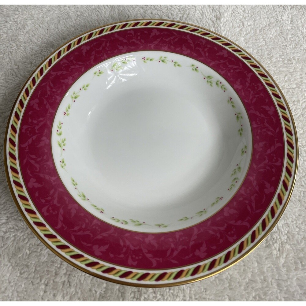 Royal Albert Seasons of Colour Red 9" Large Rim Soup Pasta Bowls Replacement